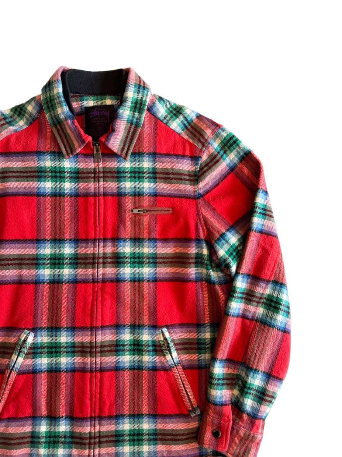 스투시 마드라스 체크 워크자켓 상품이미지3