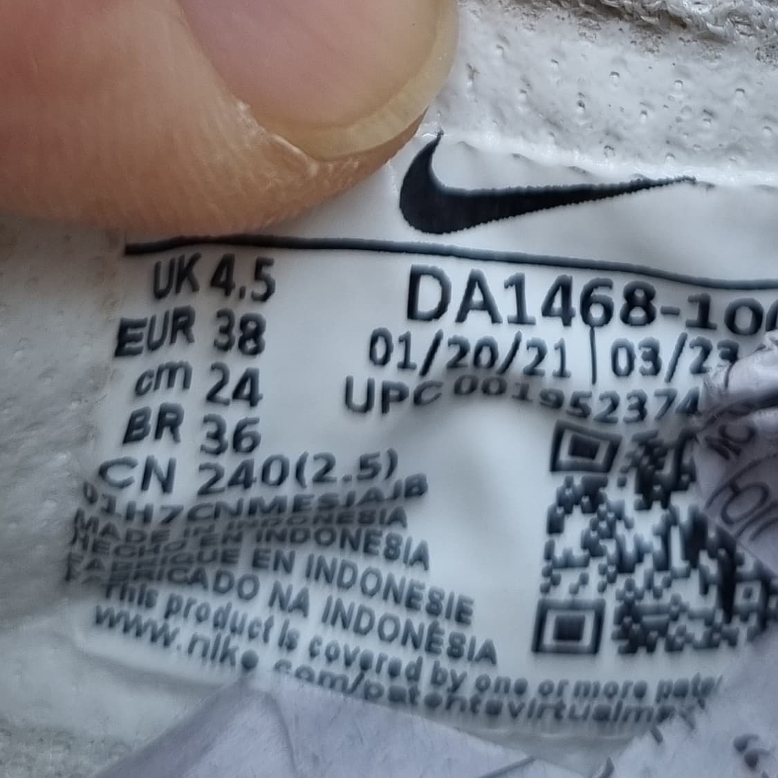 나이키 크레이터 리믹사 운동화240 상품이미지6