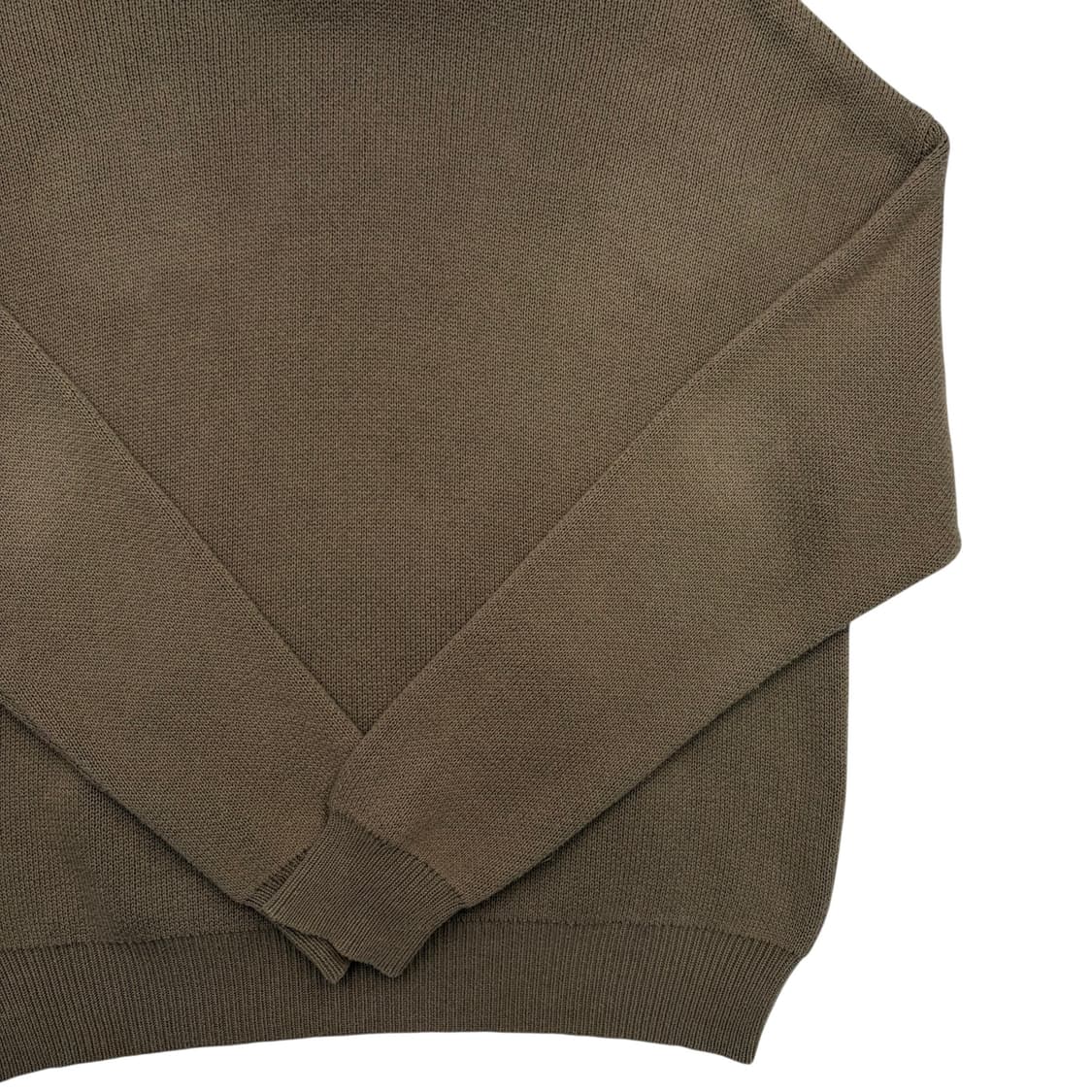 에센셜 피어오브갓 카키 브라운 더스트 빅 로고 니트 풀오버 후드티 S 상품이미지6