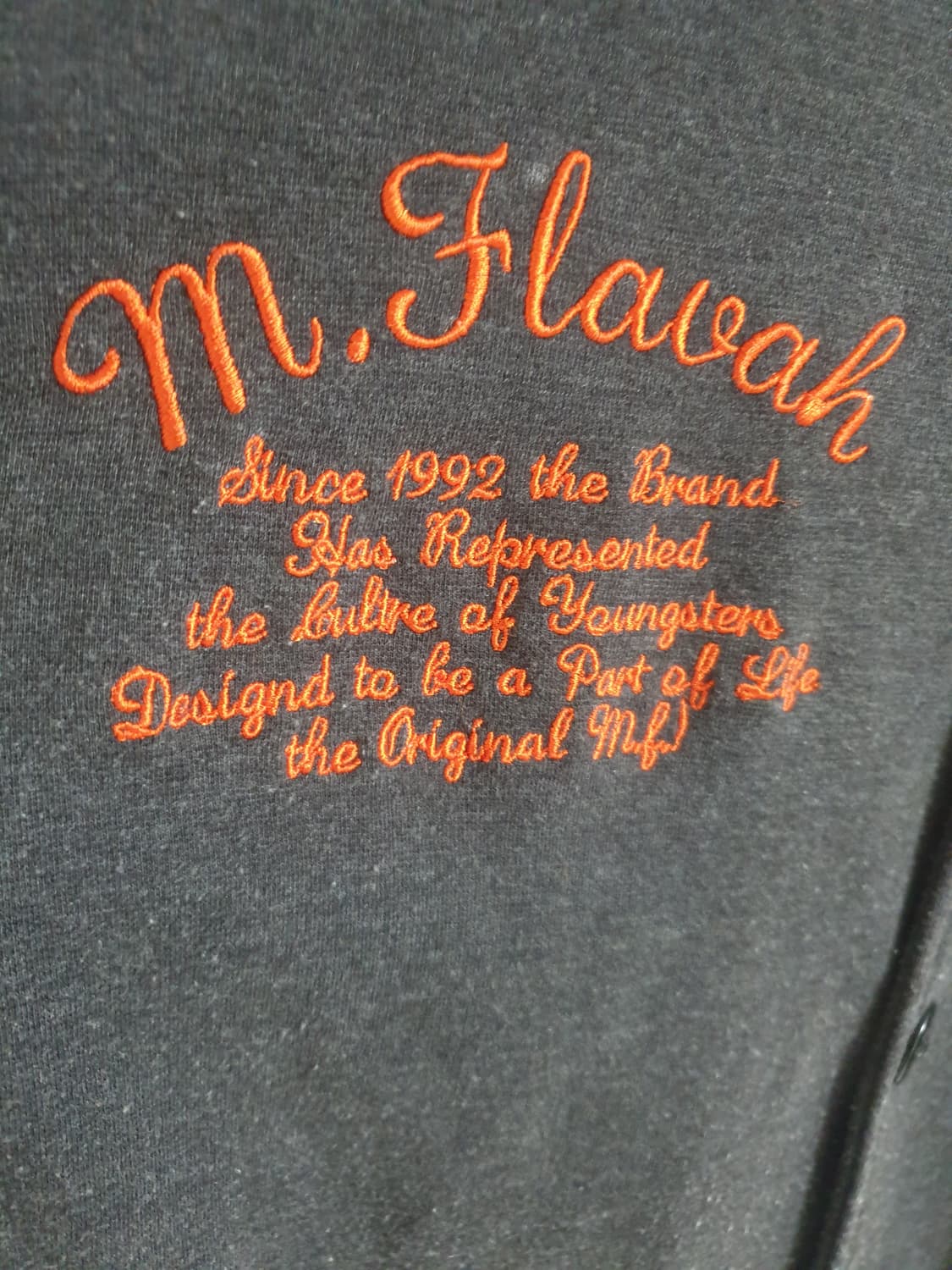 마자플라바 빈티지 자수 아플리케 바시티 자켓 m 상품이미지2