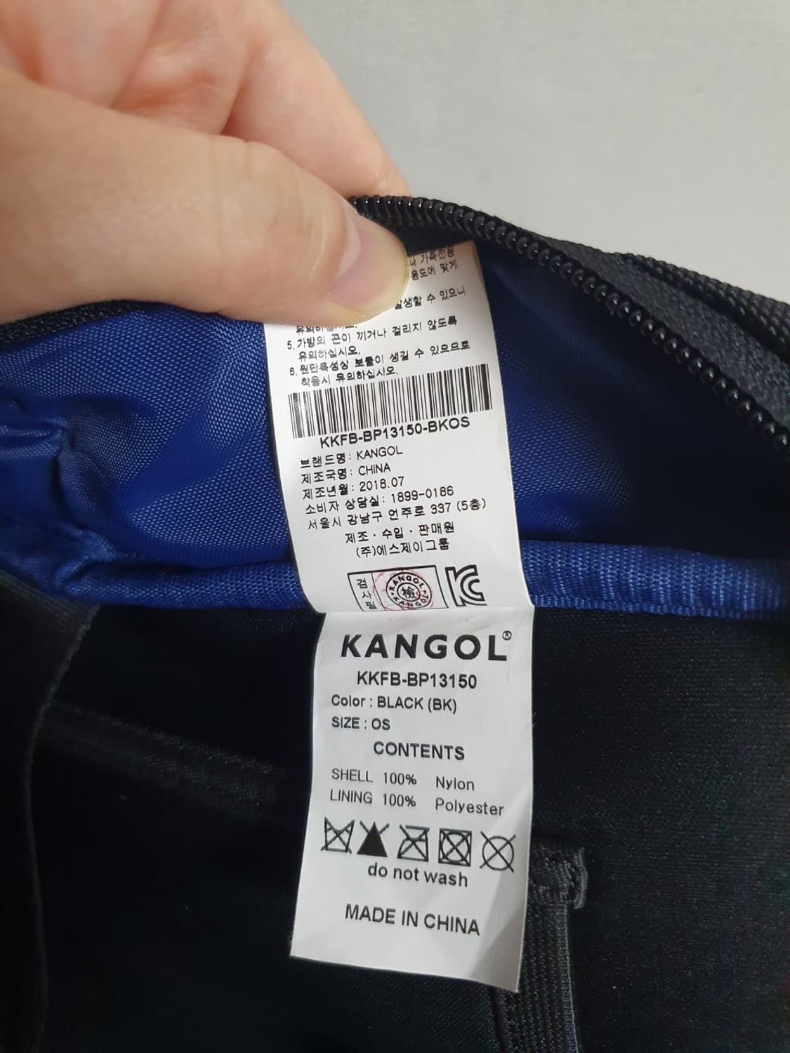 캉골 백팩 원티드 1350 블랙 노트북백팩 상품이미지10