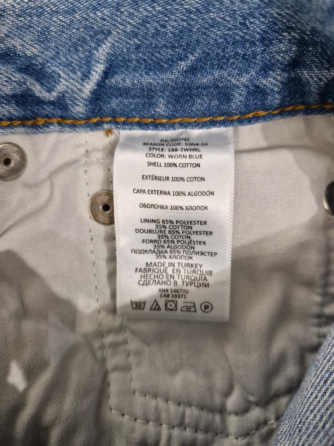 RE/DONE 리던 하이라이즈 루즈 데님진_26 상품이미지9