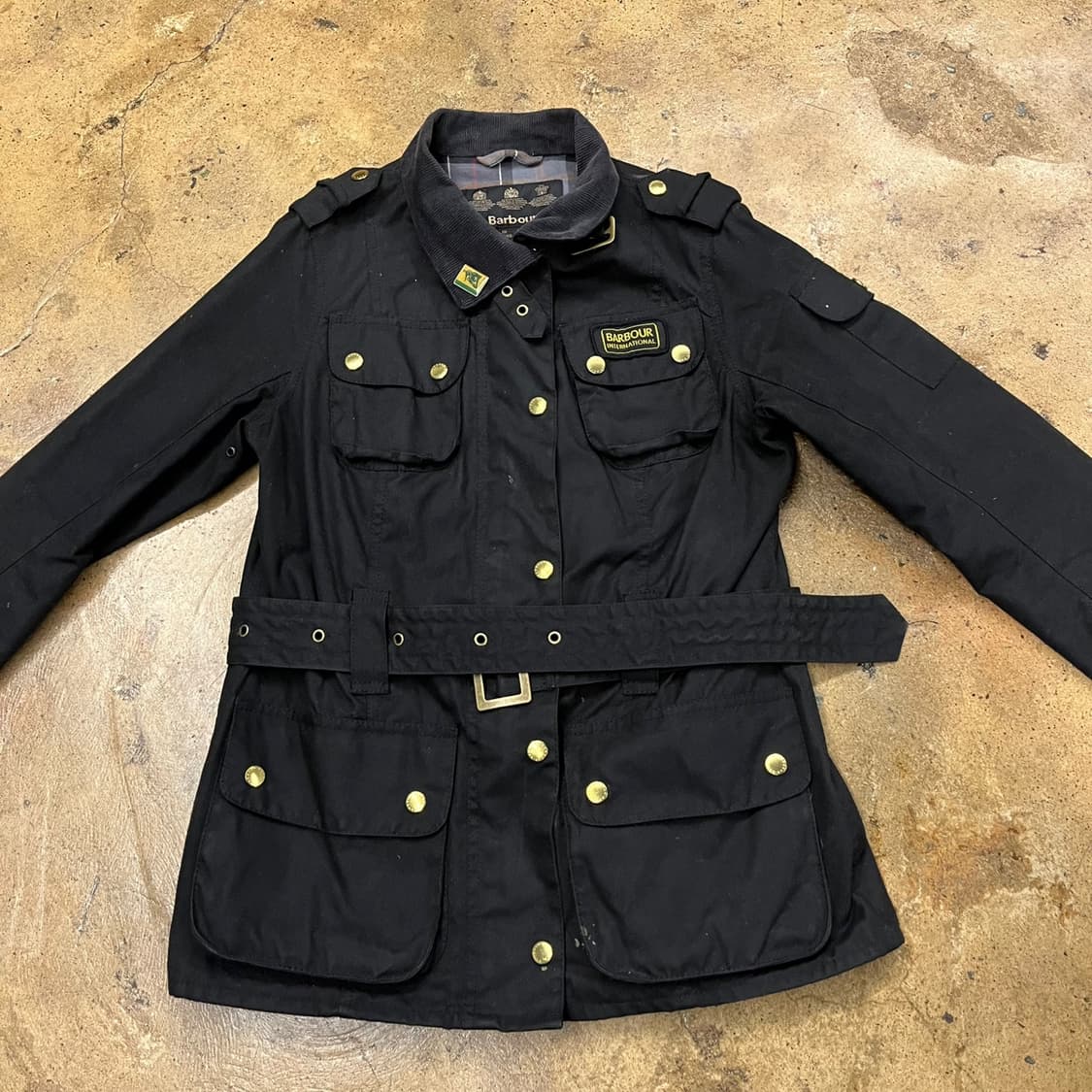 [정품] 바버 인터내셔널 블랙 자켓 b19 상품이미지3