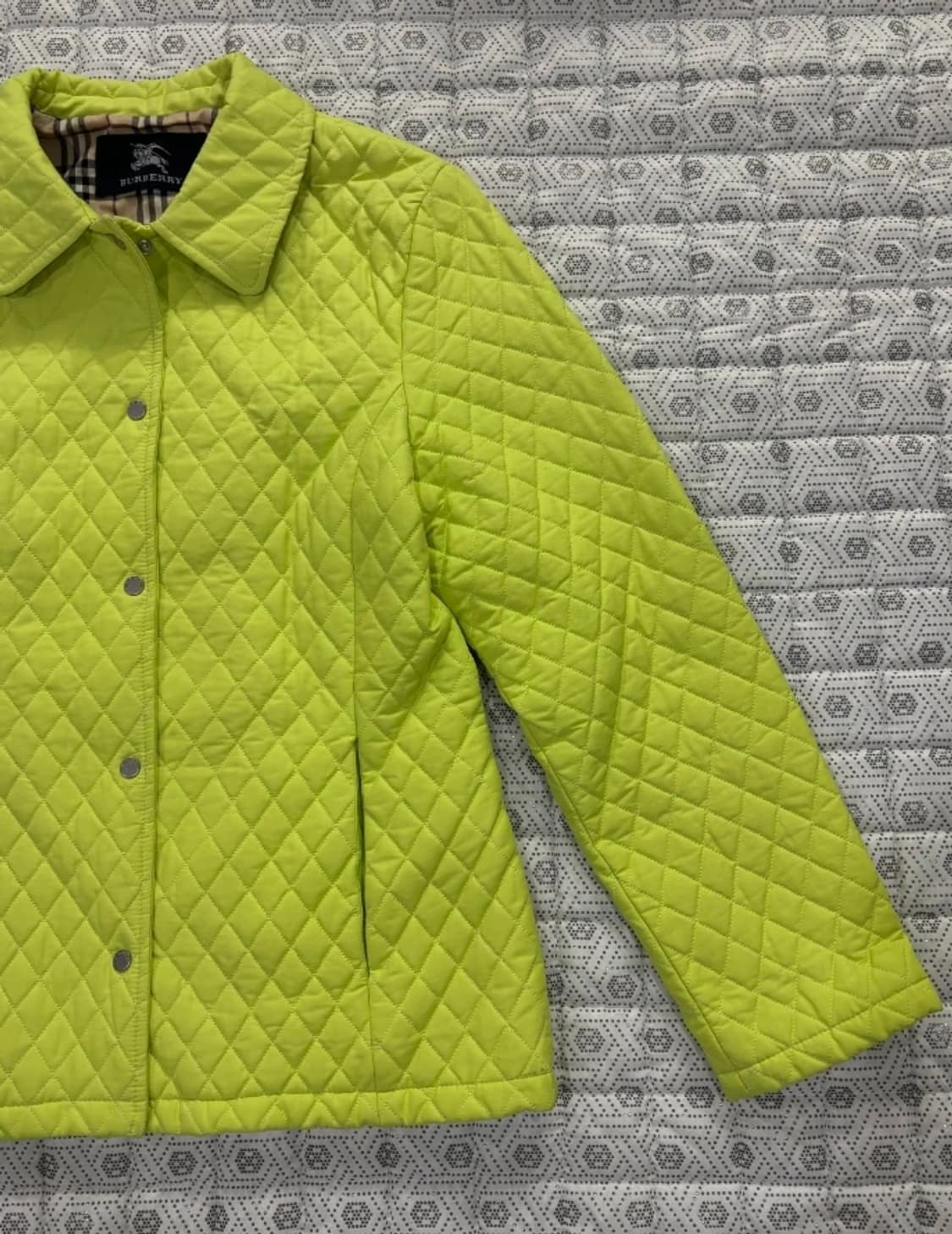 정품 버버리 퀄팅 자켓 ~55 상품이미지4