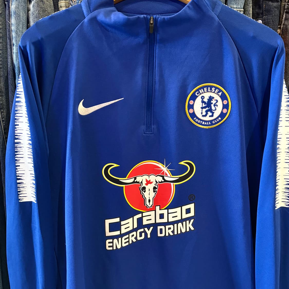 나이키 첼시 18-19 카라바오 트레이닝 탑 상품이미지2