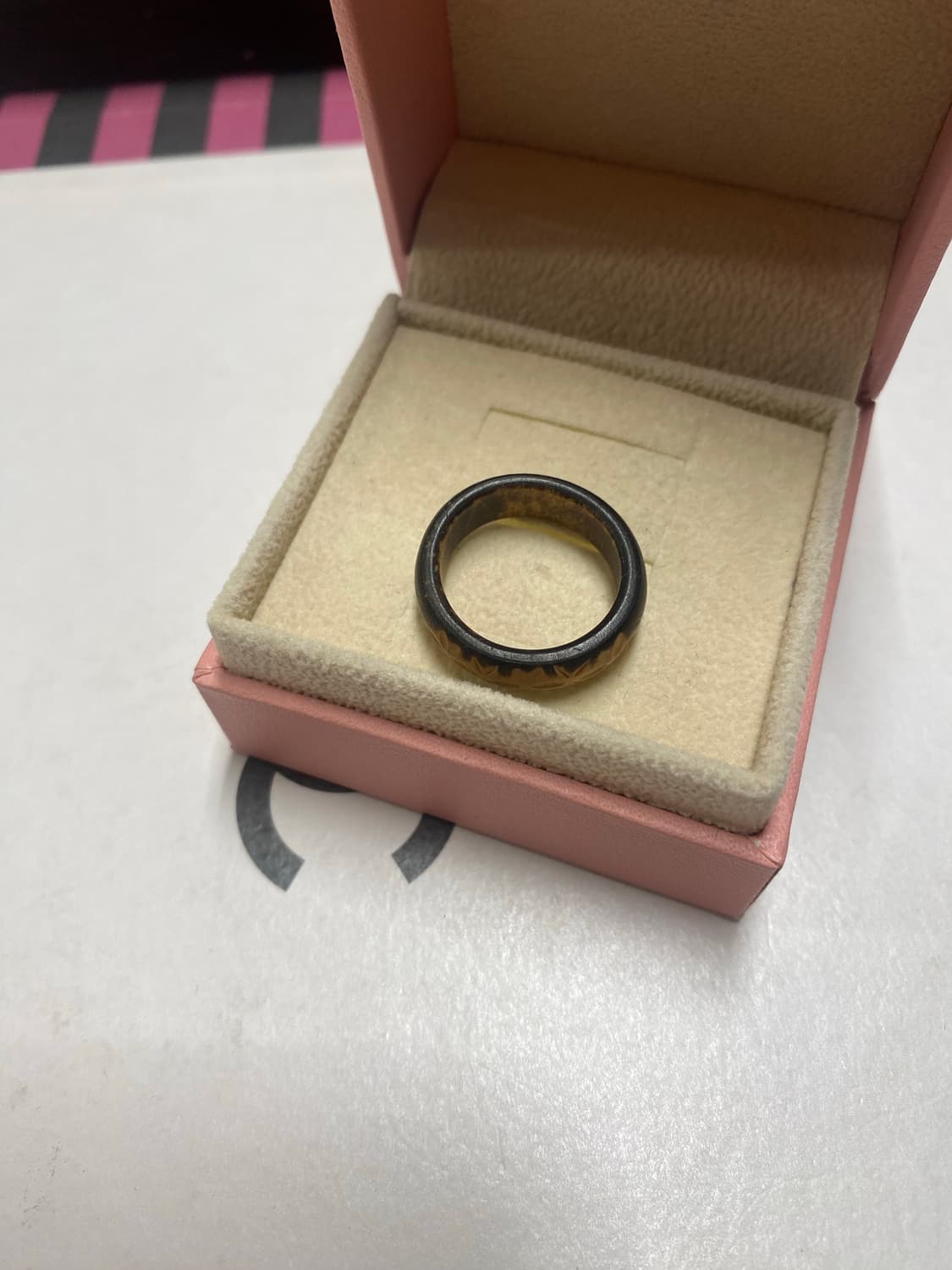 우드 빈티지 나무 반지 상품이미지3