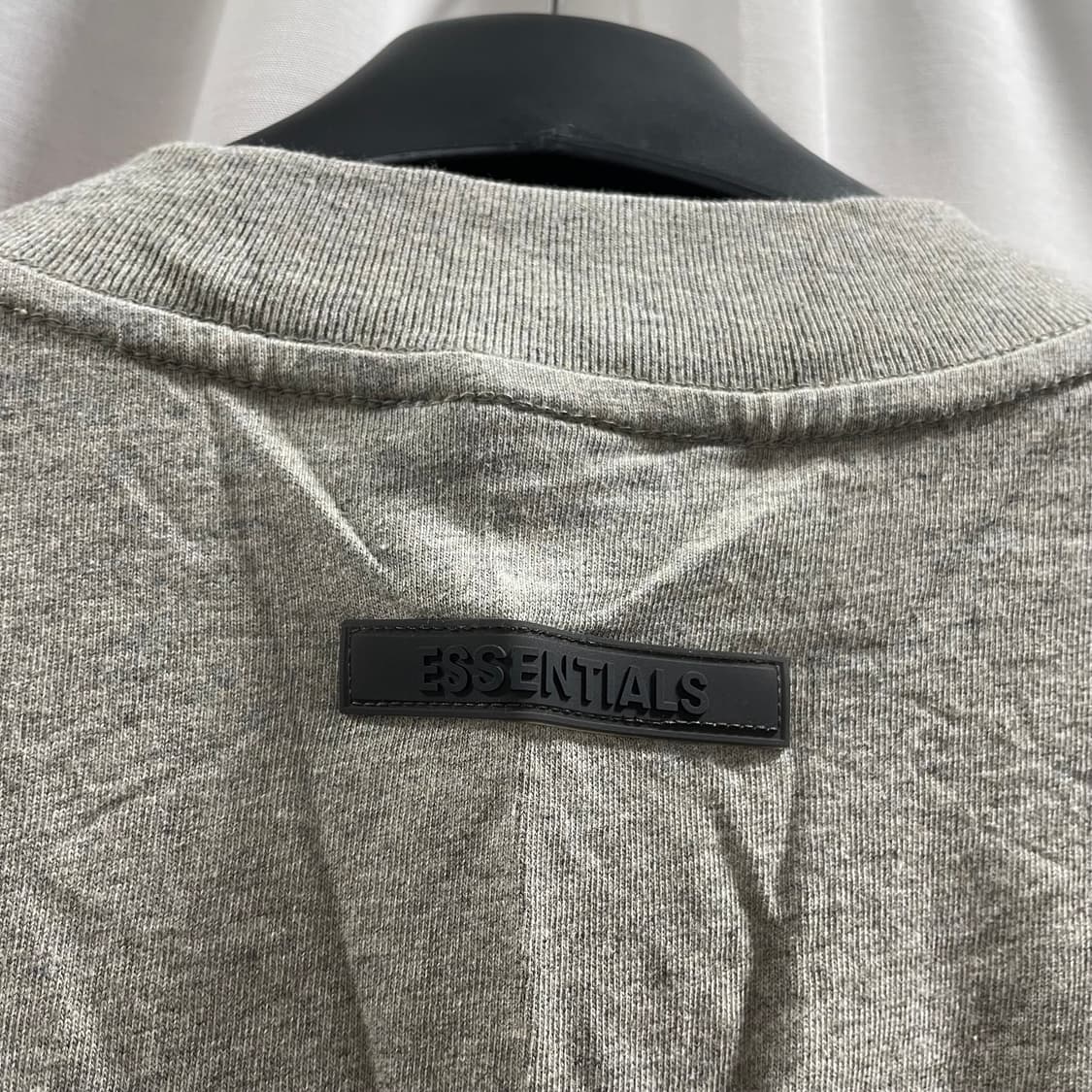 피어오브갓 에센셜/ 체스트 로고 롱슬리브 티셔츠 헤더 오트밀/ L 상품이미지6