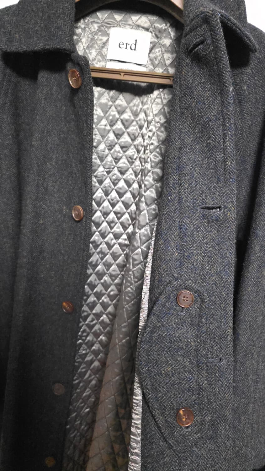 에르디토 여용기 발마칸 코트 XL 문트위드 울 100% 상품이미지3
