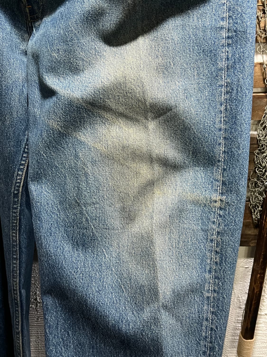 [42]80's 리바이스 501 USA Made 빈티지 워싱 데님 팬츠 상품이미지4