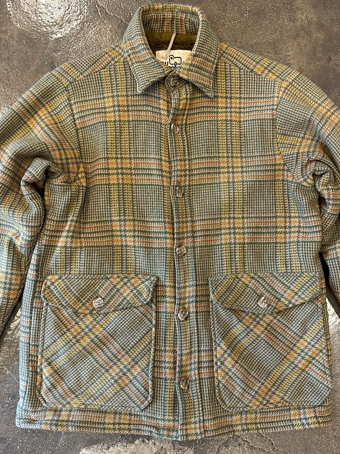 울리치 체크 패턴 포켓 퍼 자켓 M 상품이미지3