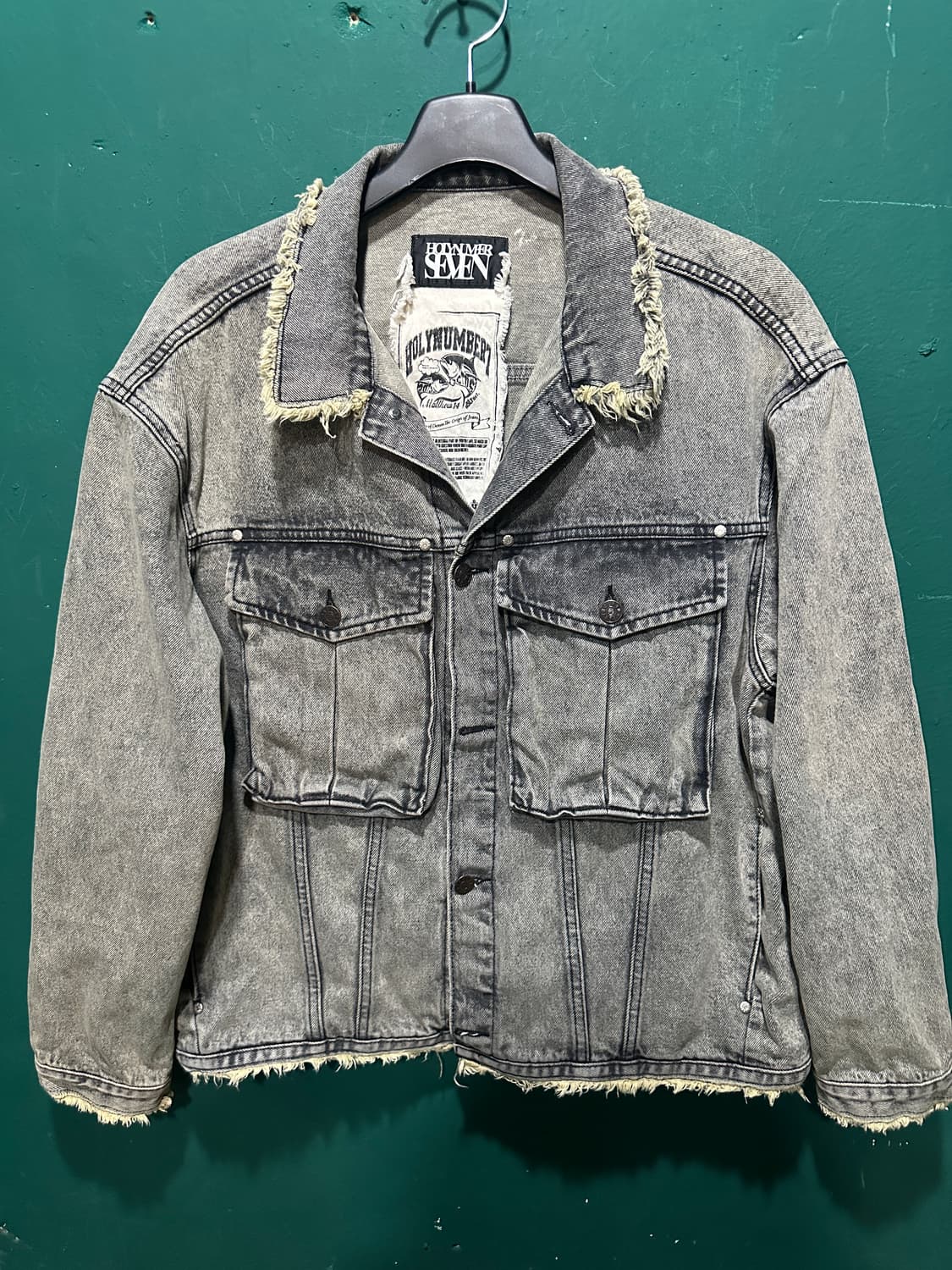 홀리넘버세븐 트러커자켓 100-105 상품이미지1