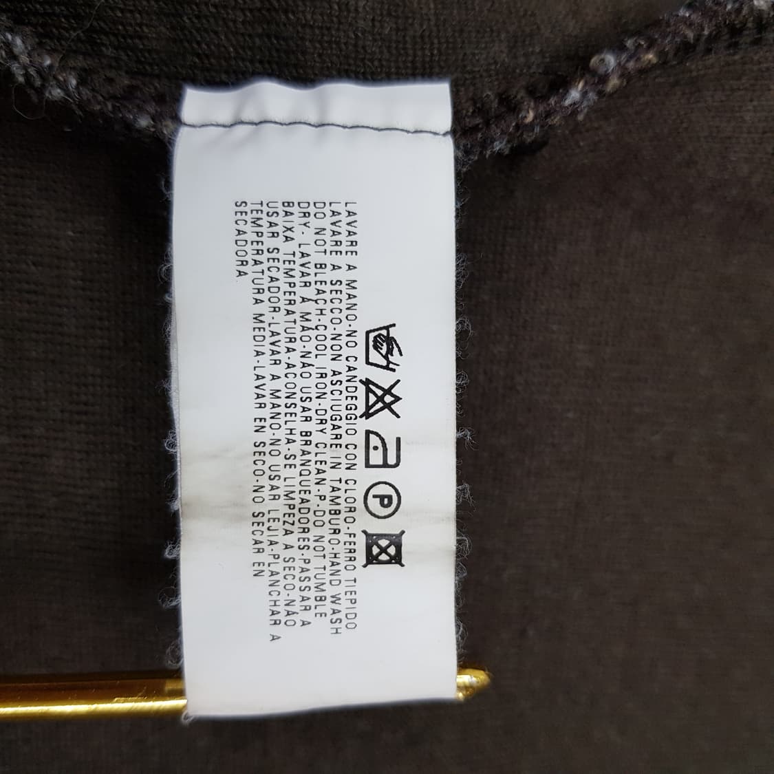 알마니꼴레지오니 울 블렌드 니트 자켓 L사이즈 상품이미지6