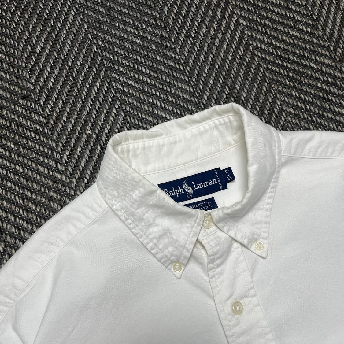 폴로 랄프로렌 옥스포드 화이트 컷팅 크롭 셔츠y 5360 상품이미지5