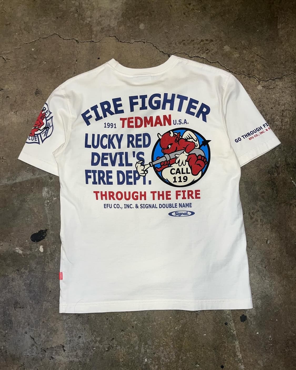 Ted Company Devil Printing T-shirt 상품이미지5
