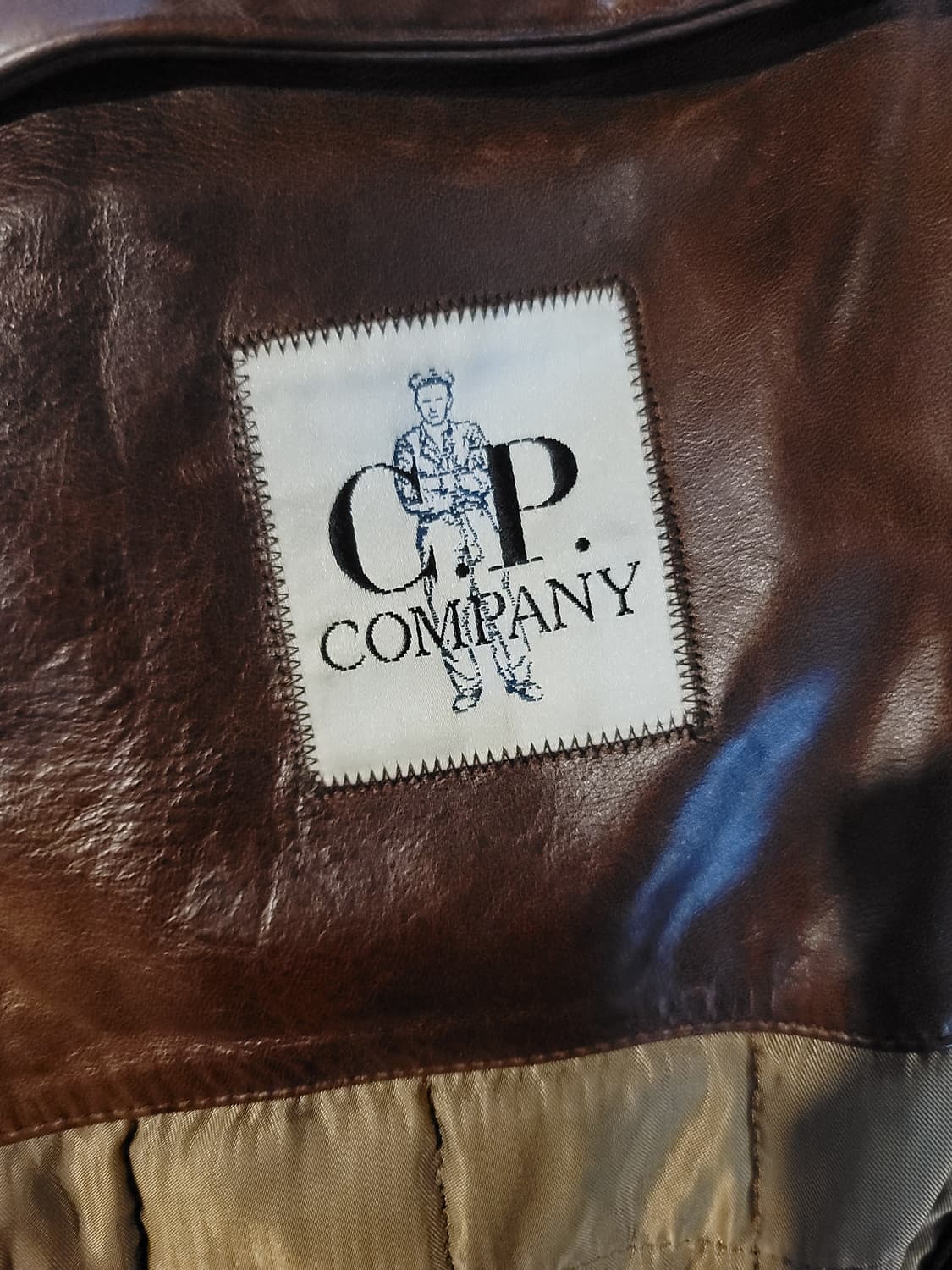 90's~ 아카이브 cp컴퍼니 소가죽자켓  상품이미지6
