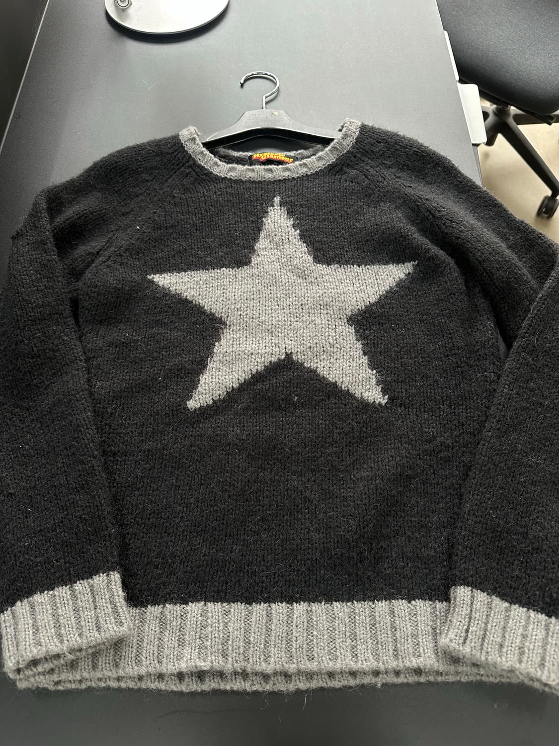 히스테릭글래머 스타 울 배색 니트 상품이미지5