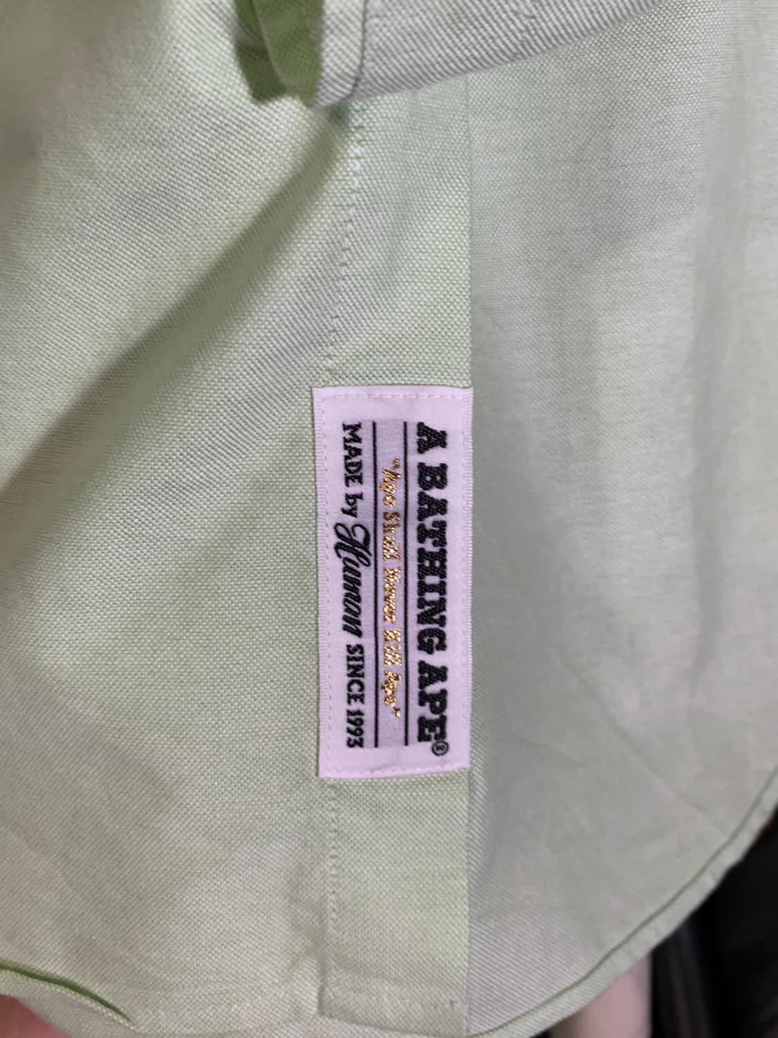 베이프 마일로 자수 셔츠 상품이미지5
