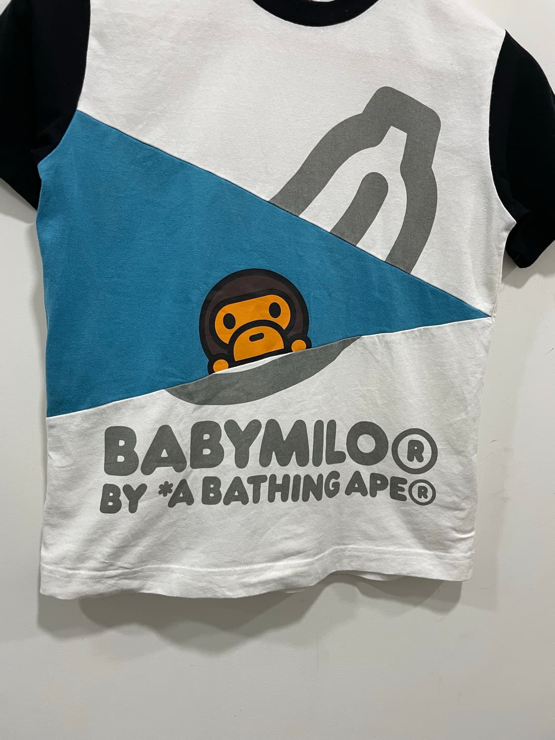 Bape kids 베이비 마일로 컬러블록 반팔티셔츠 상품이미지7