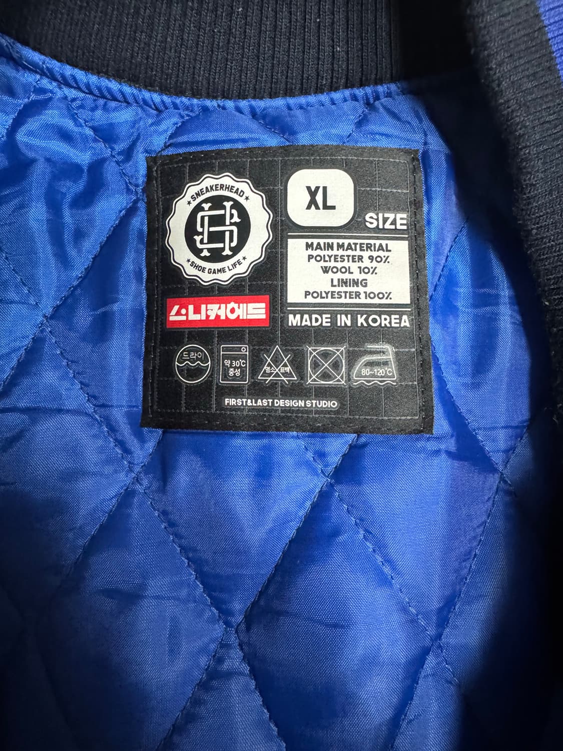 SNEAKERHEAD 바시티 자켓 (XL) / 래퍼 Los 착용 제품 상품이미지5