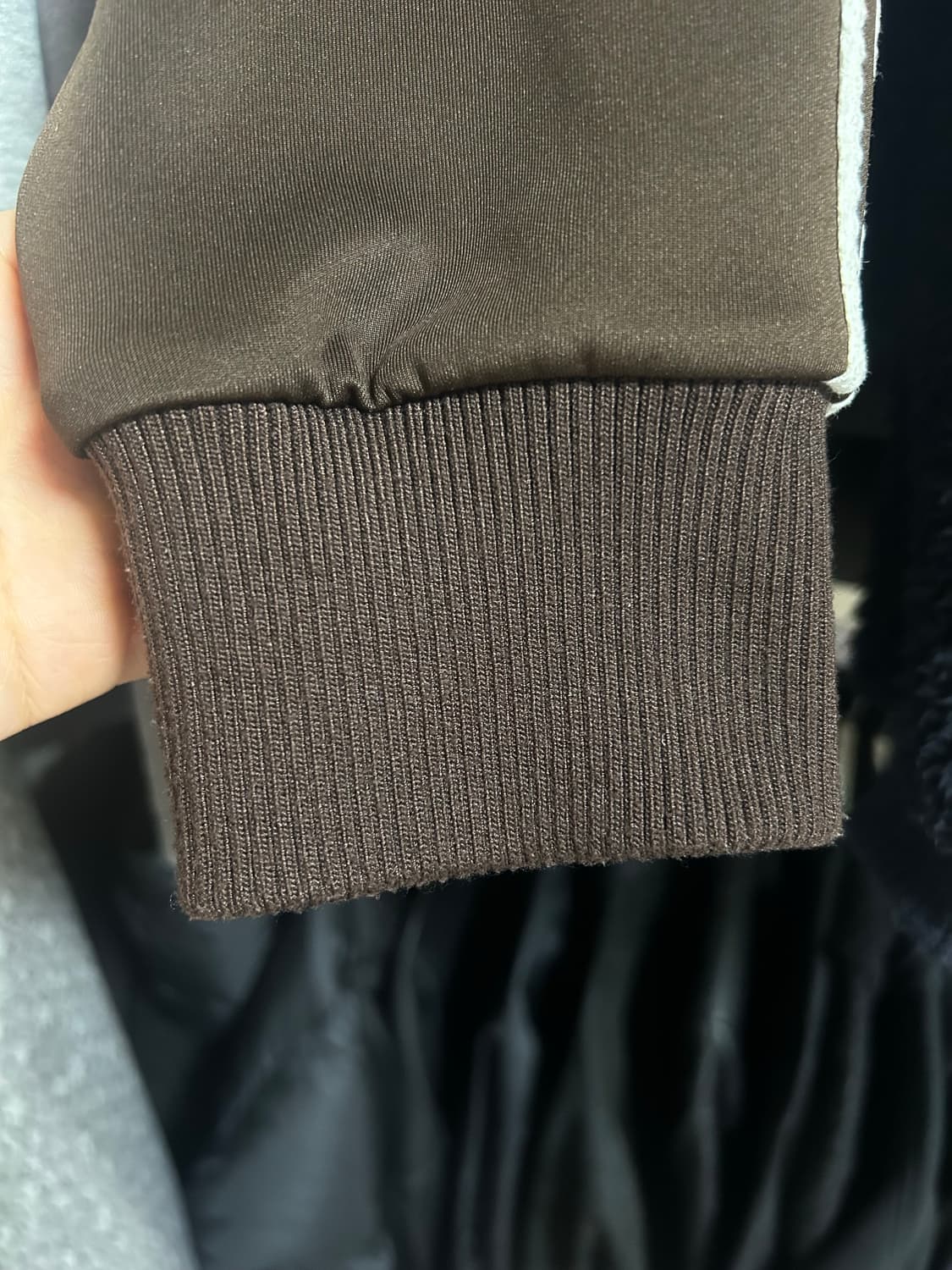 LACE TRACK JACKET BROWN 2 사이즈 상품이미지2