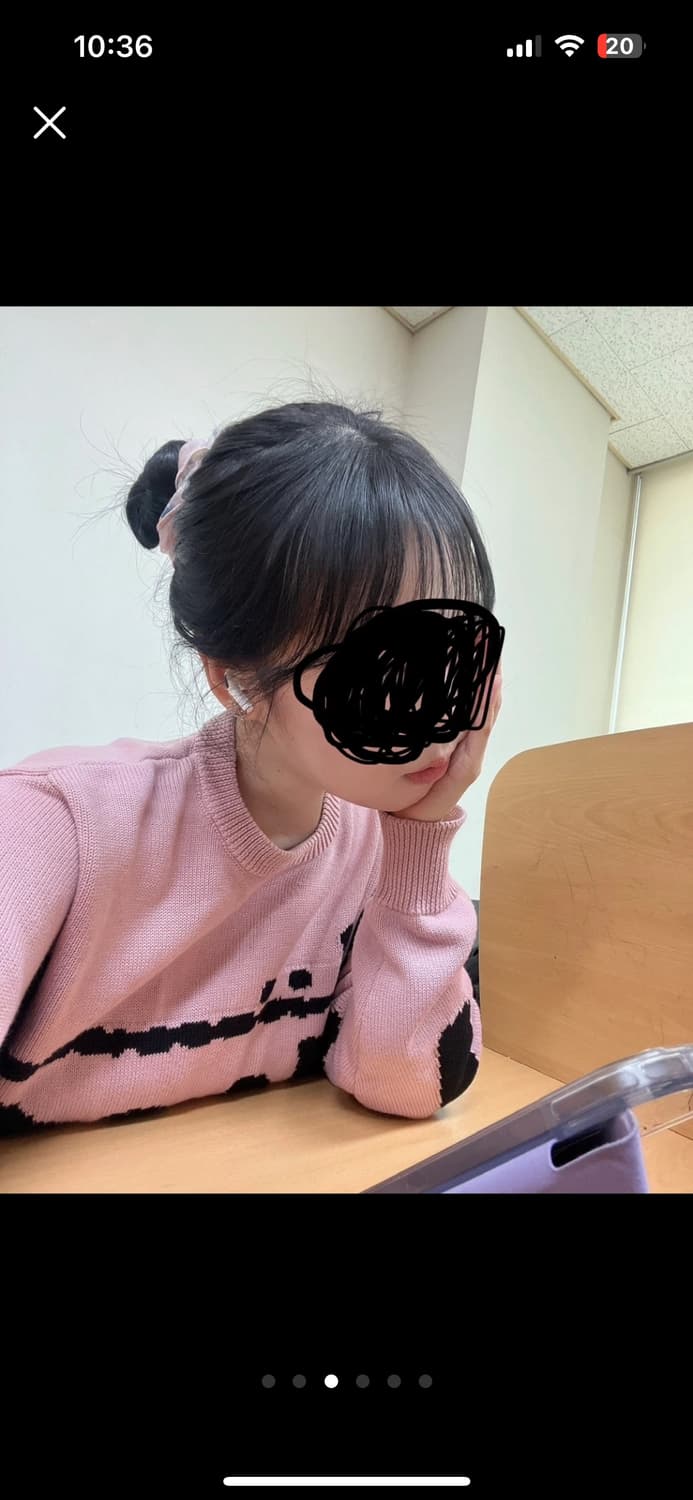 스투시 핑크 니트 s 사이즈 상품이미지3