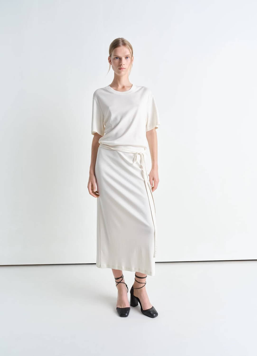 Lemaire Belted Rib T-shirt Dress 상품이미지2