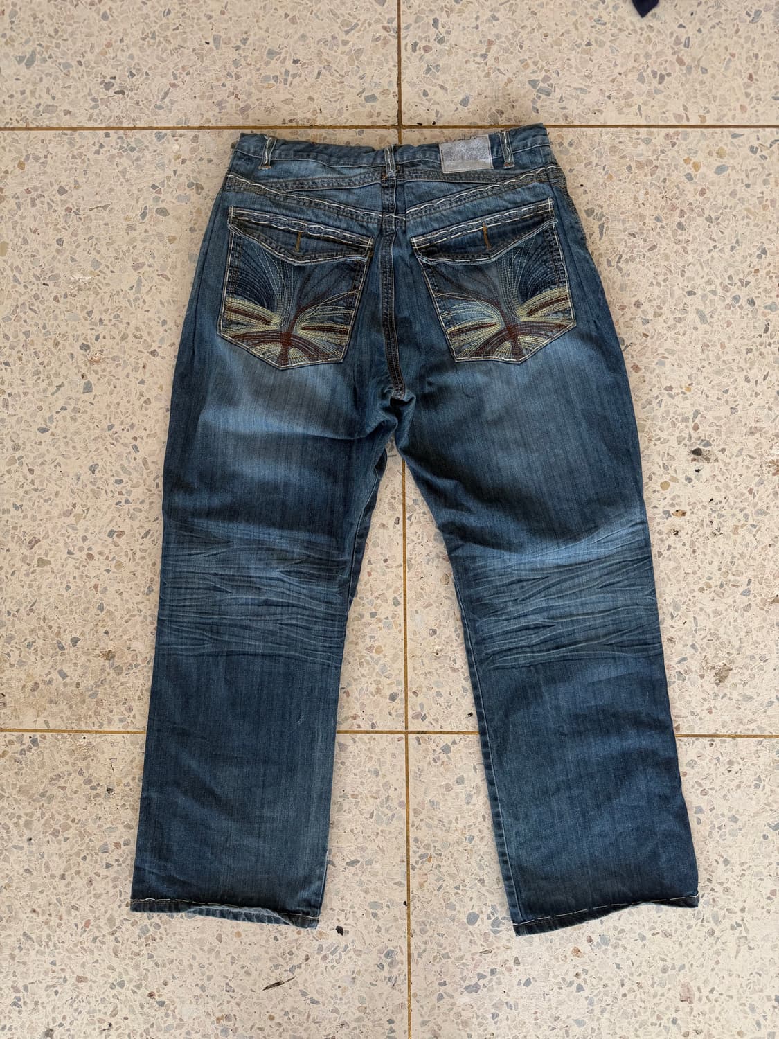 빈티지 자수 힙합팬츠 상품이미지7