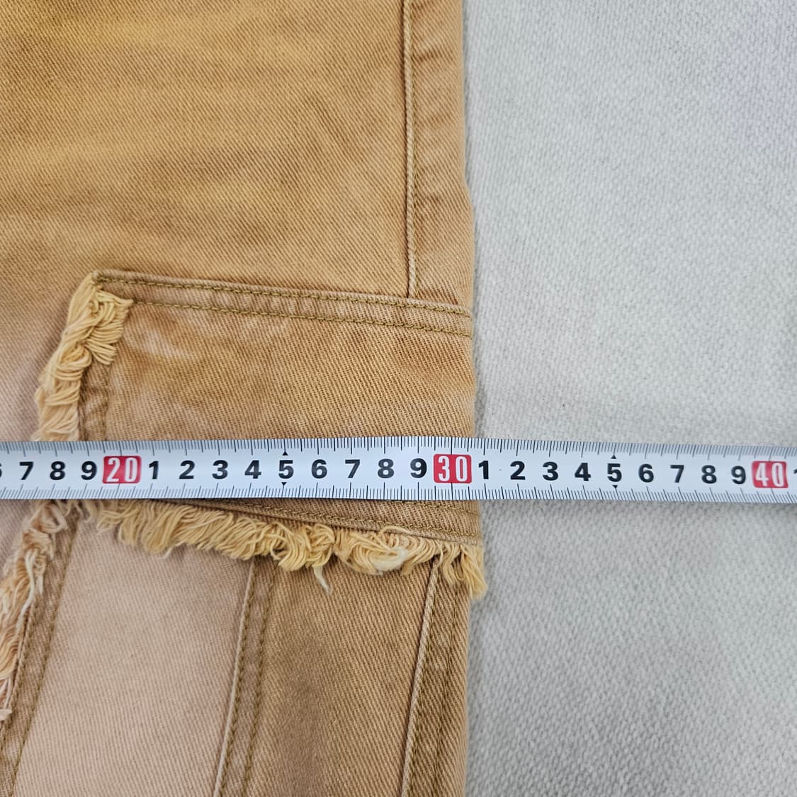 S 프렌다 워싱 포켓 와이드 데님팬츠  0602Y 상품이미지6
