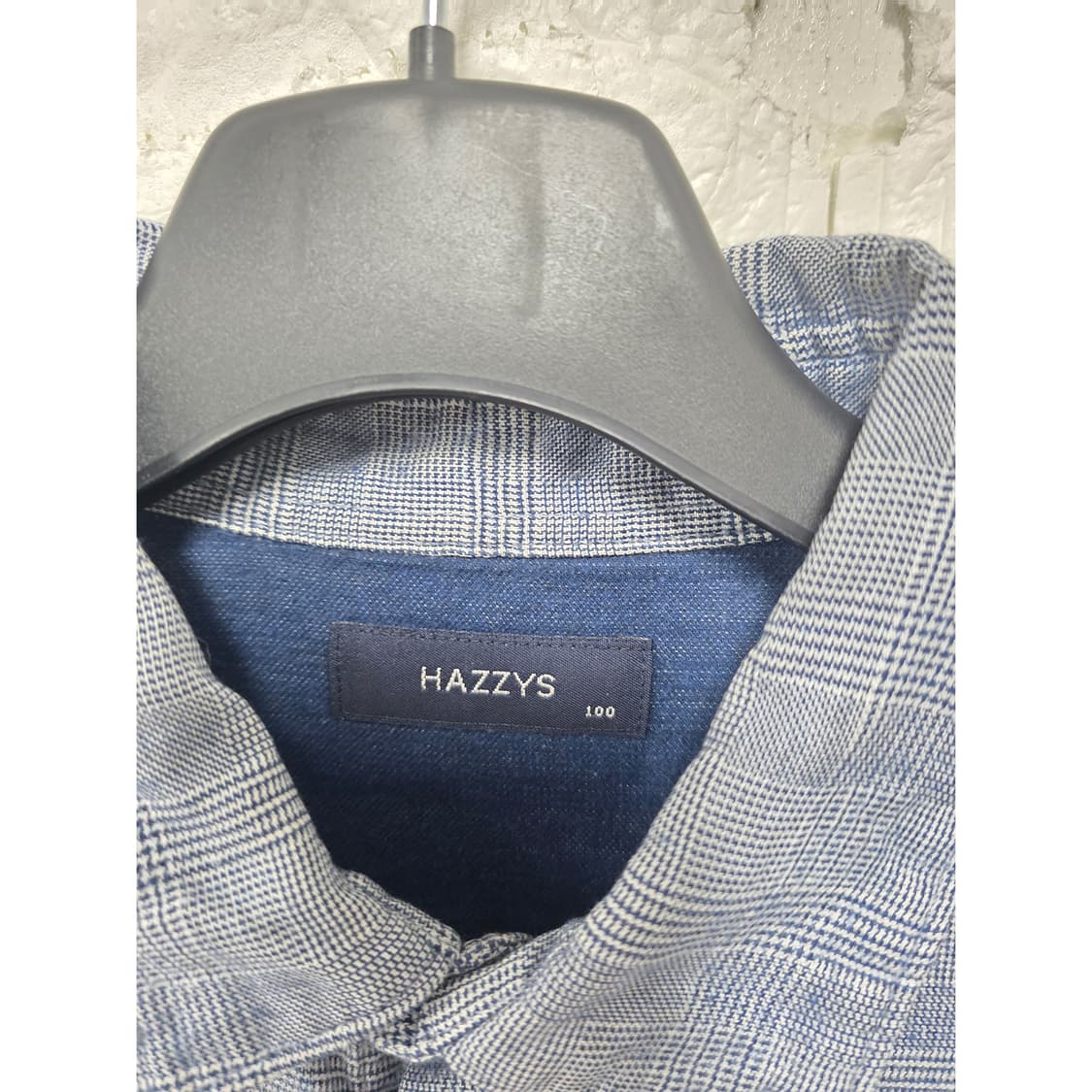 헤지스 체크 남방 100 상품이미지2