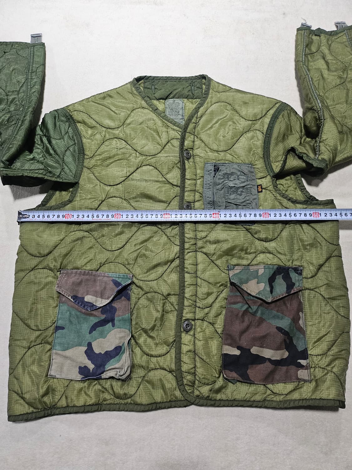 미군오리지날 m65내피 커스텀 라지 상품이미지5