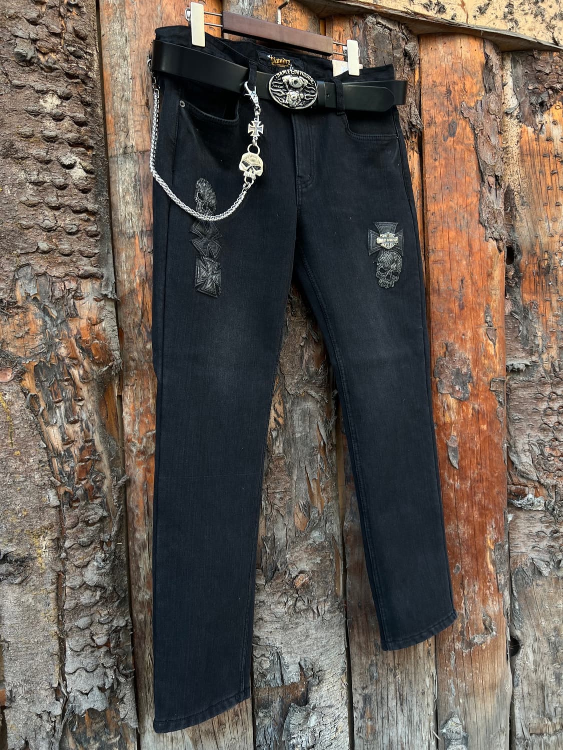 동계 보아밍크털 블랙진  상품이미지6