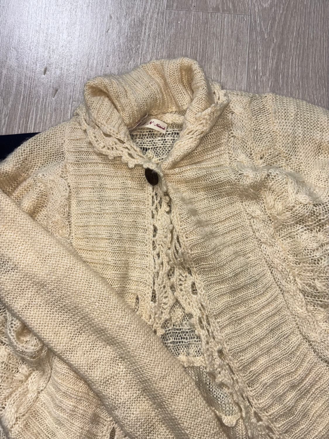 모리걸 옐로우 가디건 상품이미지2