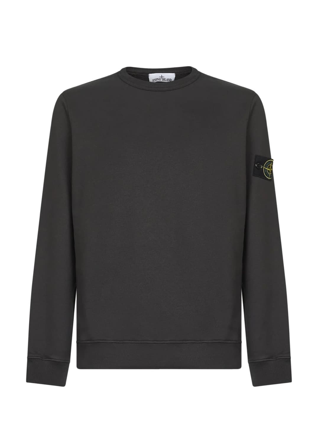 [XL] 스톤아일랜드 브러쉬드 코튼 크루넥 맨투맨 챠콜 상품이미지1