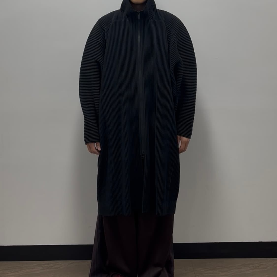 옴므플리세 이세이미야케 플리츠 코트 3사이즈 상품이미지1