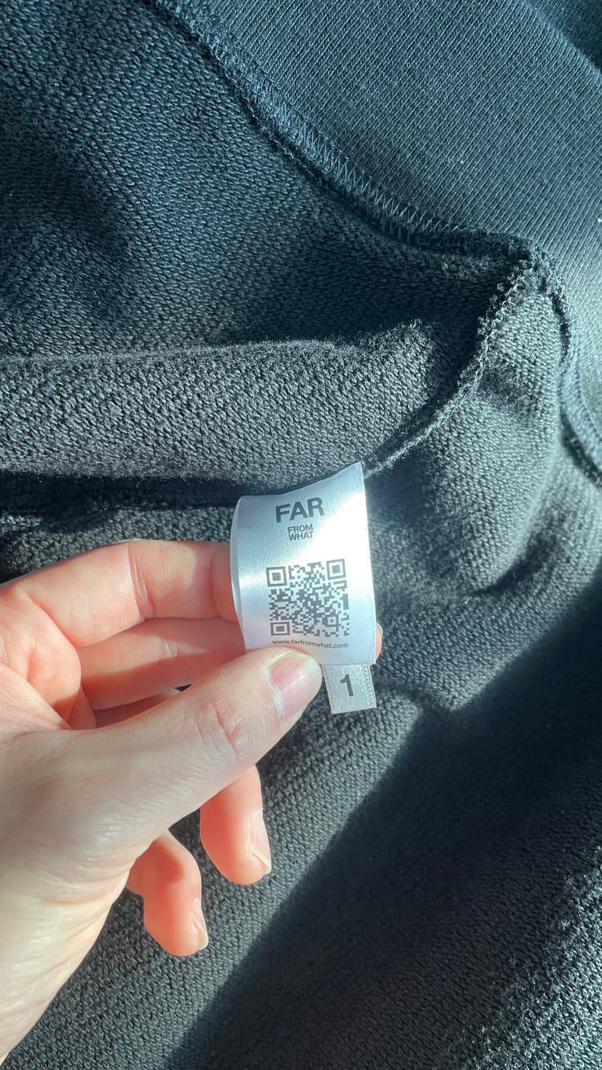 [1] 파아카이브 리버스 로고 후드 집업 블랙 상품이미지5