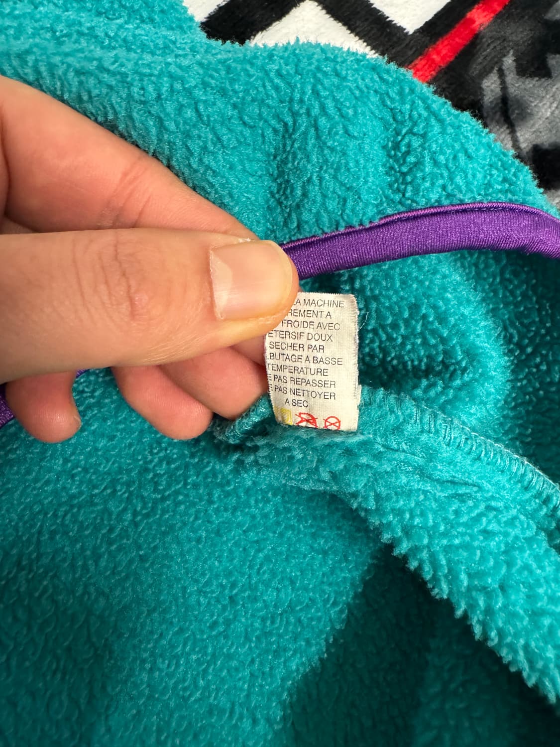 컬럼비아 쿼터 집 플리스 풀오버 민트 퍼플 상품이미지7