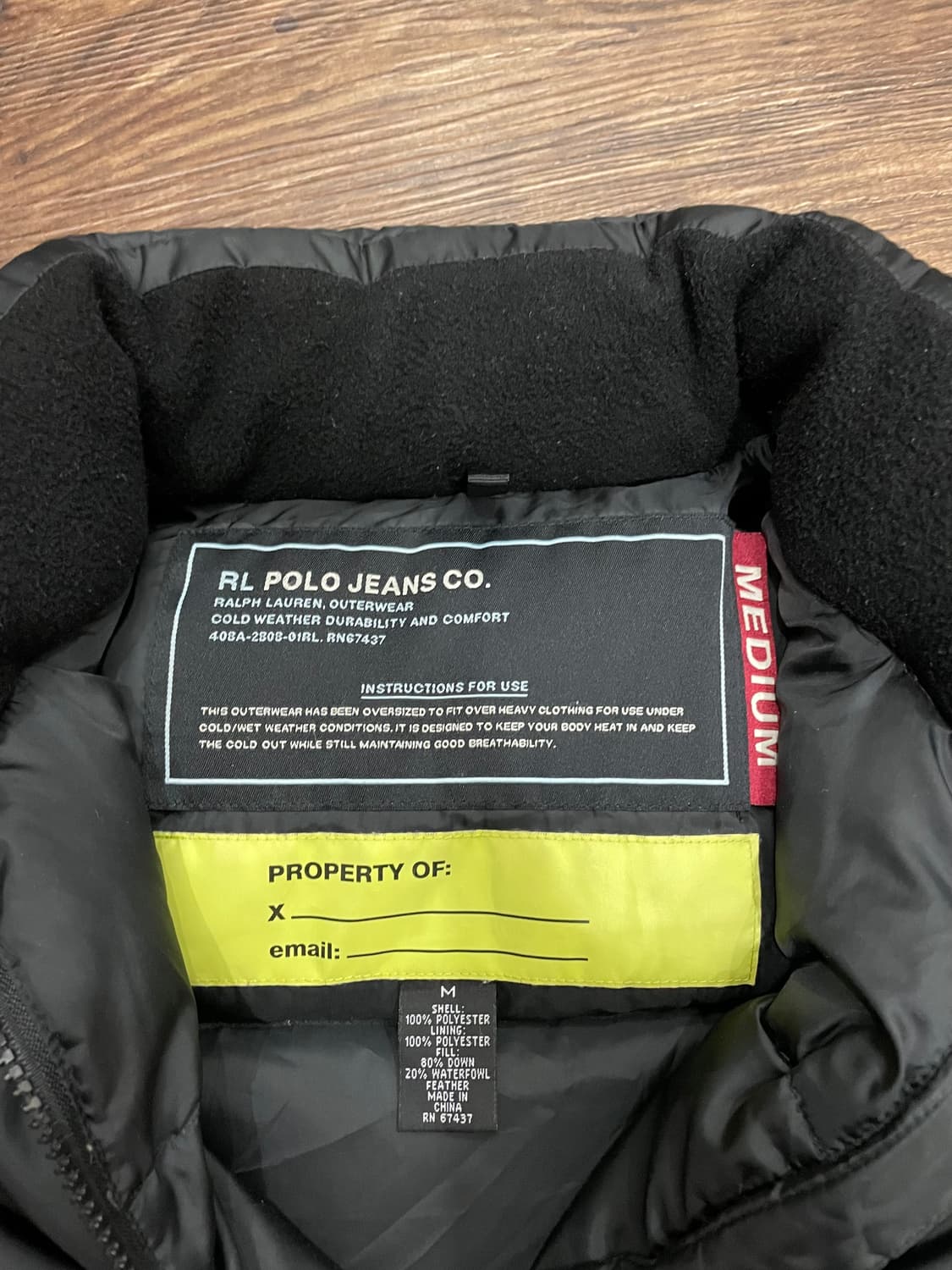 폴로 랄프로렌 다운 푸퍼 패딩 블랙 상품이미지8