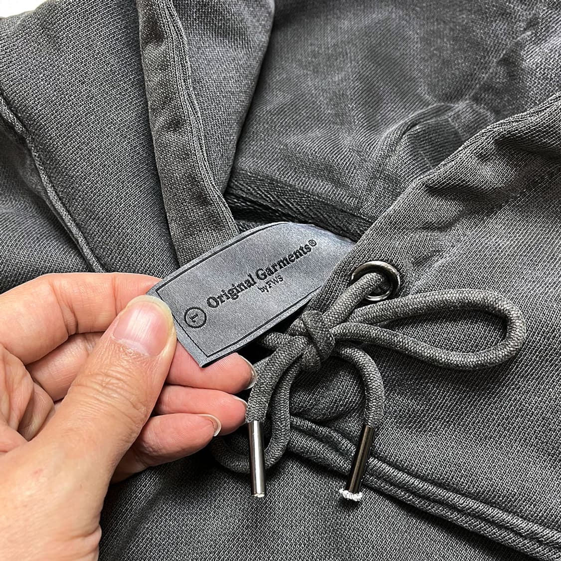 프리즘웍스 피그먼트 다잉 후드티 상품이미지3