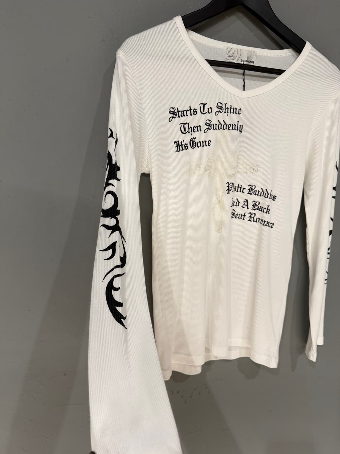 faded cross tribal pattern long sleeve 상품이미지7