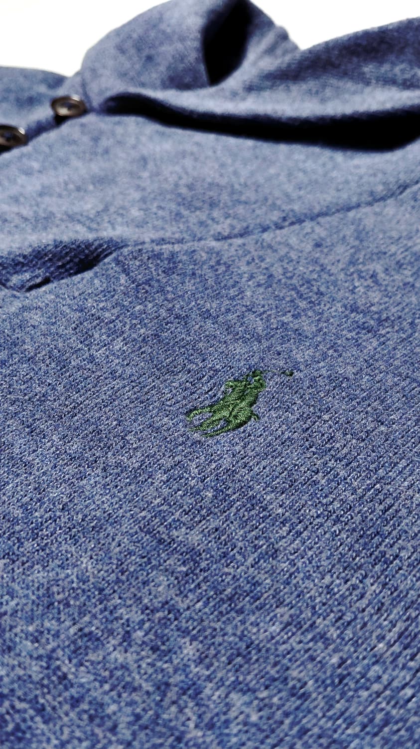 [정품/M] 폴로 랄프로렌 숄칼라 엘보우 패치 맨투맨 (블루) 상품이미지4