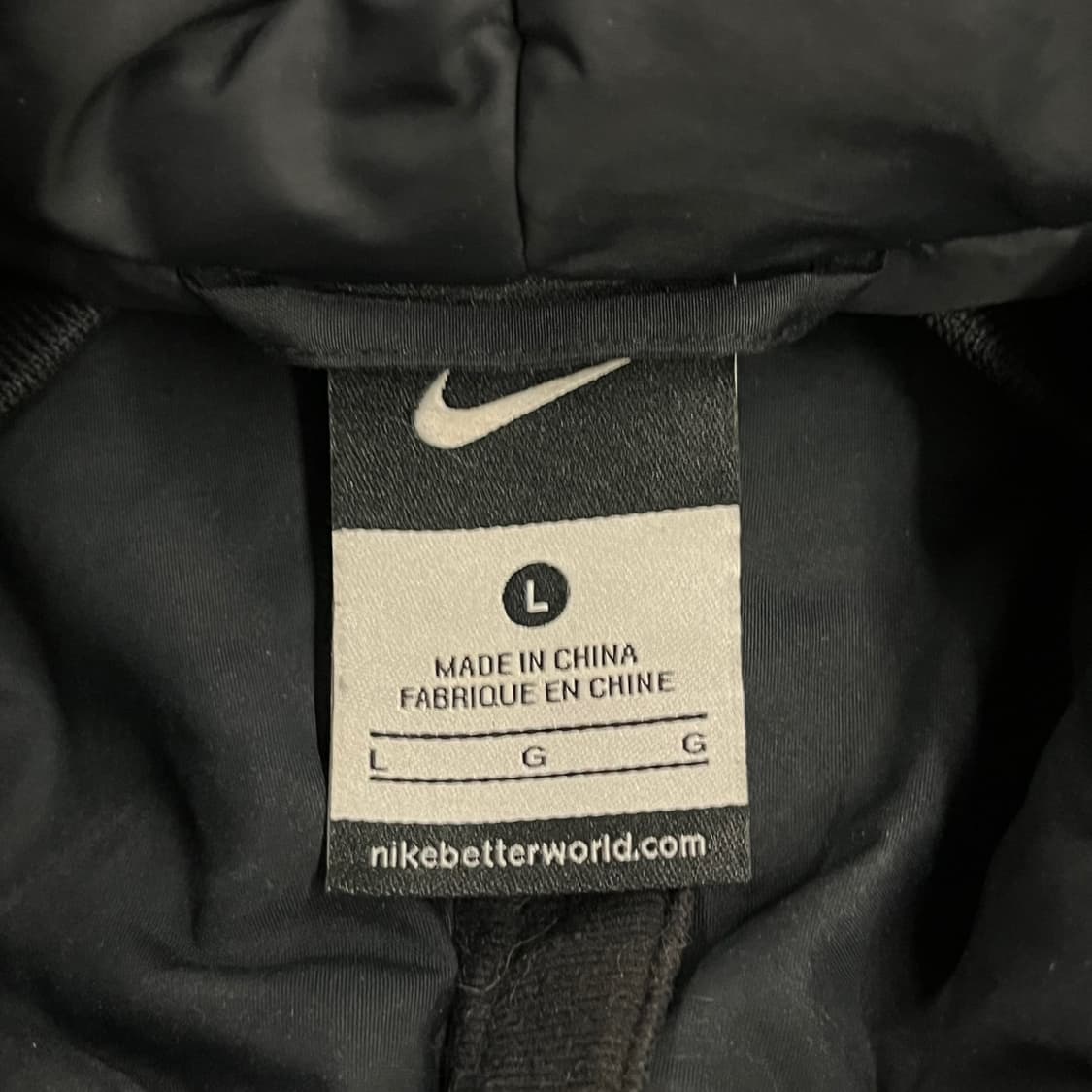 [정품/L] 나이키 파리생제르망 블랙 패딩 자켓 b14 상품이미지5
