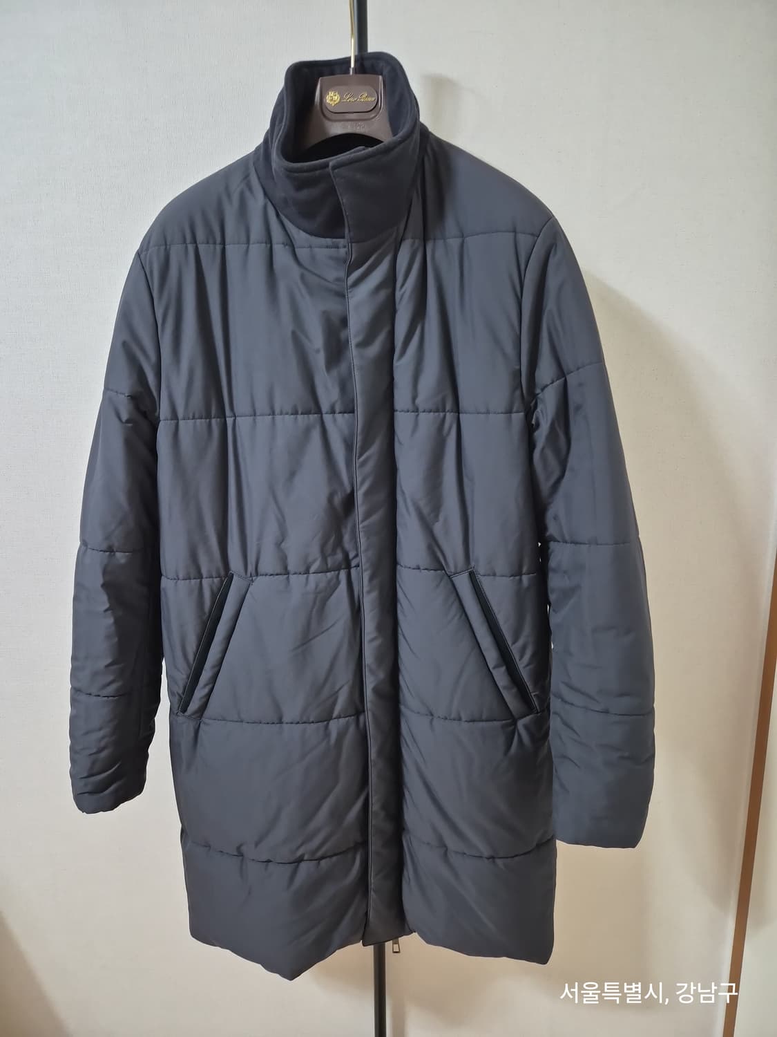 로로피아나 캐시미어 리버시블 롱패딩 M 상품이미지3