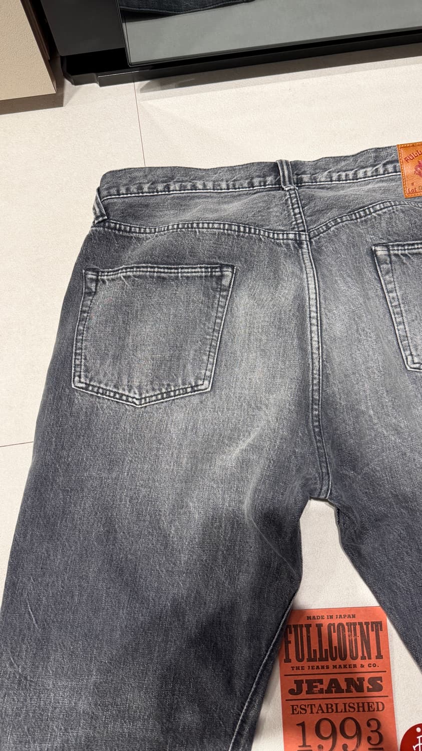 풀카운트 0105BK 다트포드 블랙 데님 36 상품이미지5