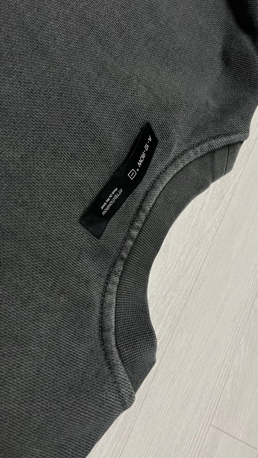 어텐션로우 로코 피그먼트 리버시블 헤비 맨투맨 1 상품이미지3