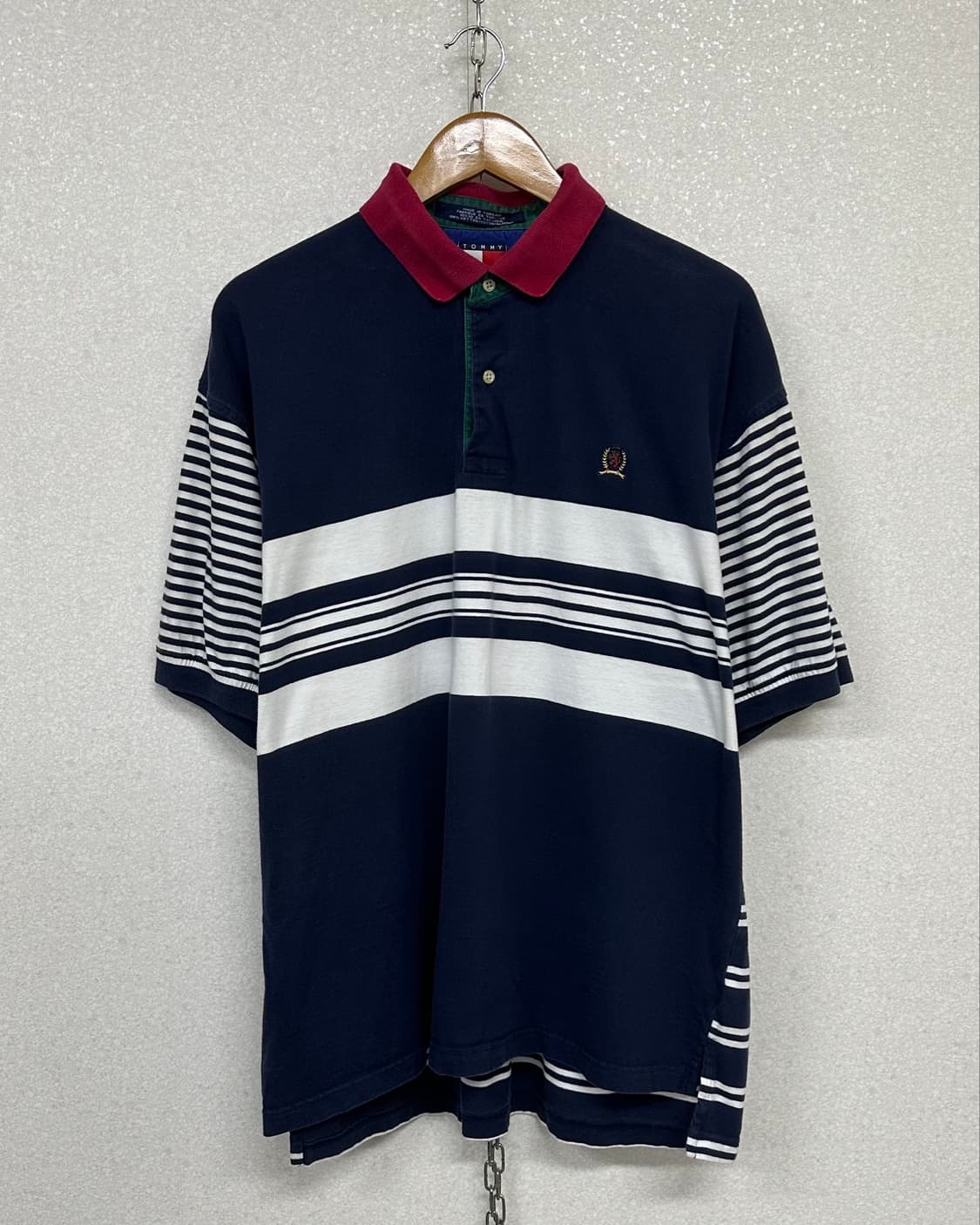(XL)90'S 타미 올드스쿨 PK 반팔-M2495 상품이미지1