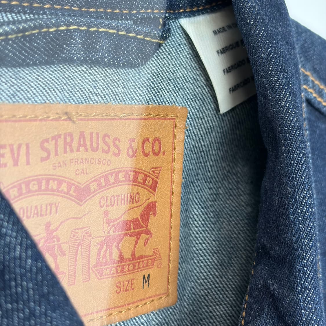 리바이스 데님 트러커 청자켓 상품이미지3