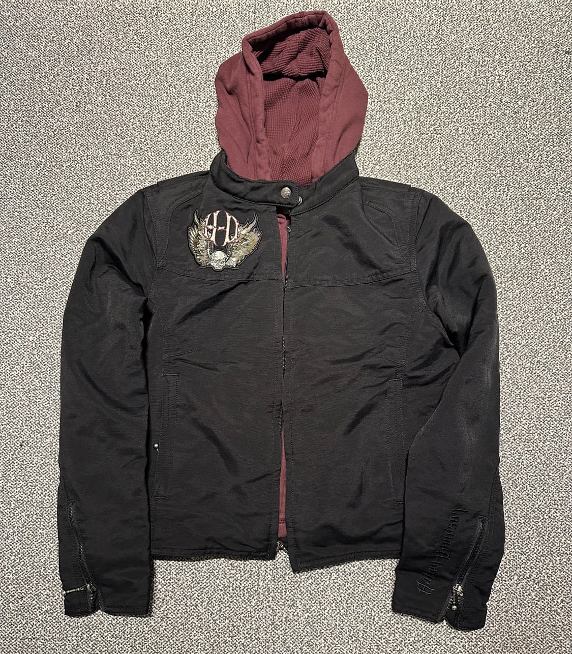 할리데이비슨 여성 나일론 라이더 자켓 s 상품이미지1