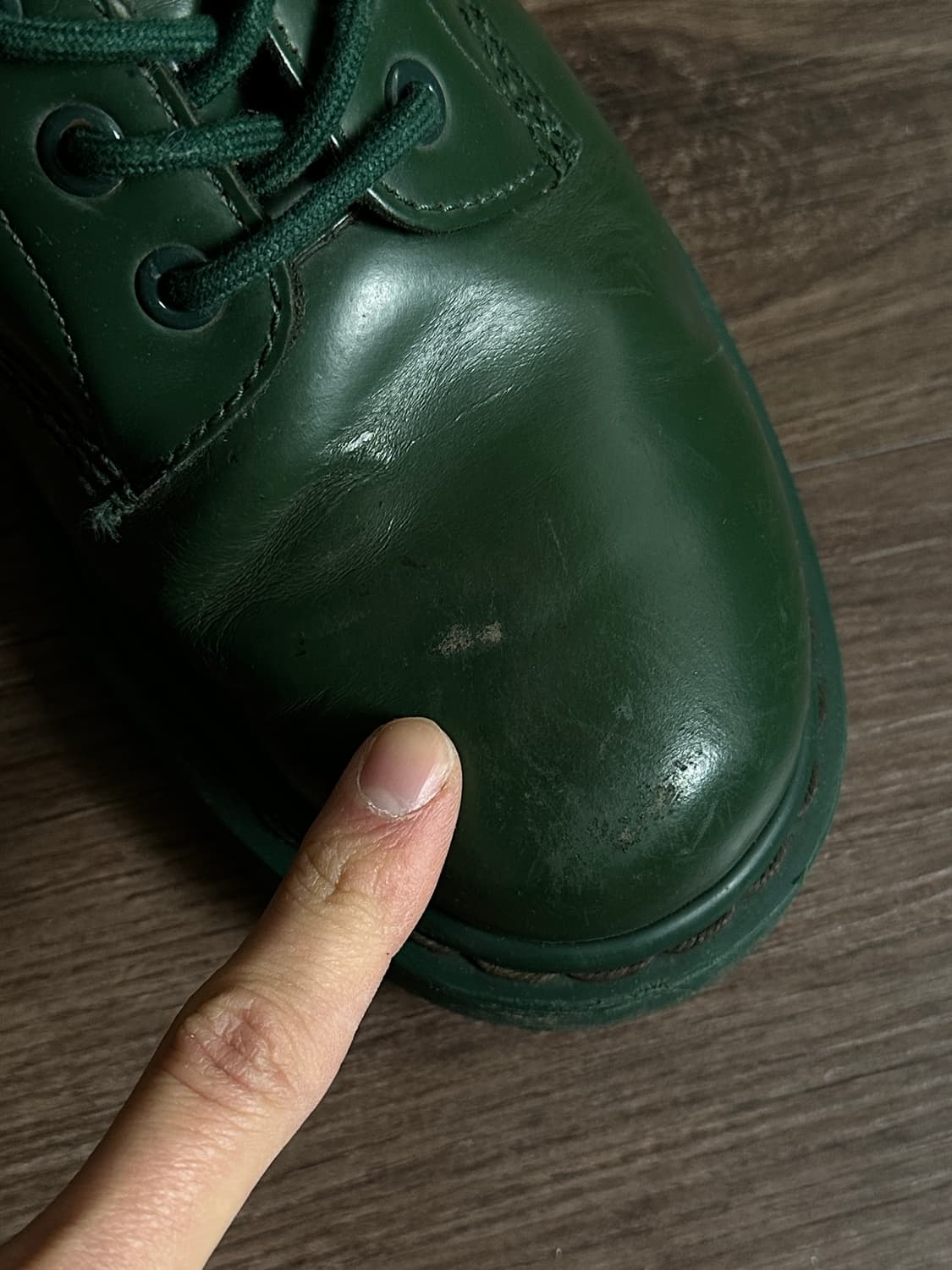 Dr Martens Limited 모노 그린 8홀 부츠 상품이미지9