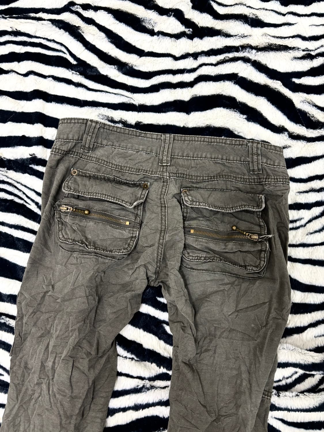 Side Zip Detail Cargo Pants 상품이미지6