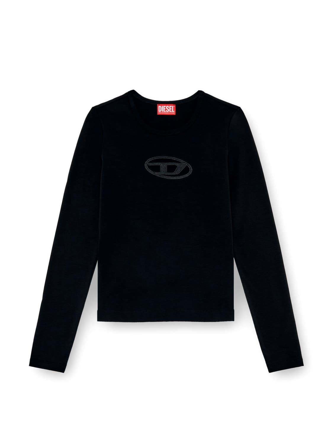 디젤 컷아웃 로고 롱슬리브 상품이미지1